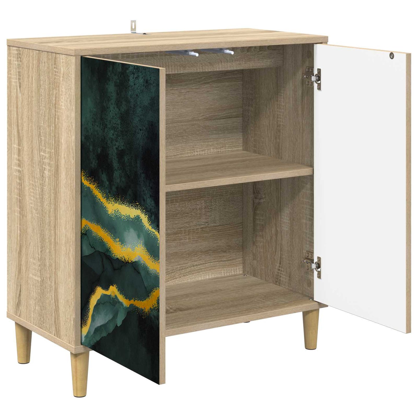 Sideboard WIJHE Sonoma 69 x 33 x 75 cm Engineered Wood