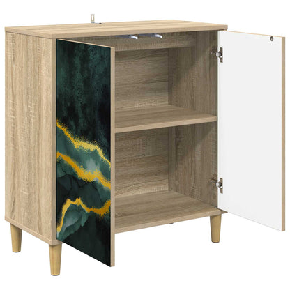 Sideboard WIJHE Sonoma 69 x 33 x 75 cm Engineered Wood