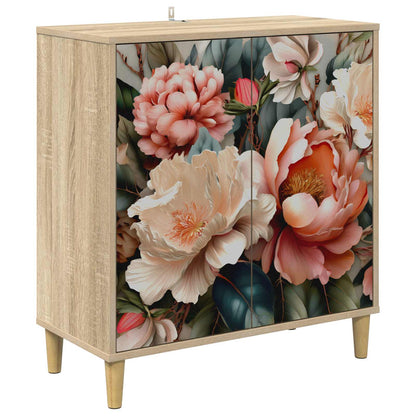 Sideboard BORNE Sonoma 69 x 33 x 75 cm Engineered Wood