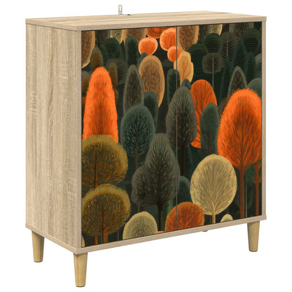Sideboard ZAANDAM Sonoma 69 x 33 x 75 cm Engineered Wood