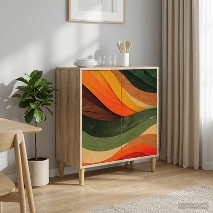 Sideboard BONN Sonoma 69 x 33 x 75 cm Engineered Wood