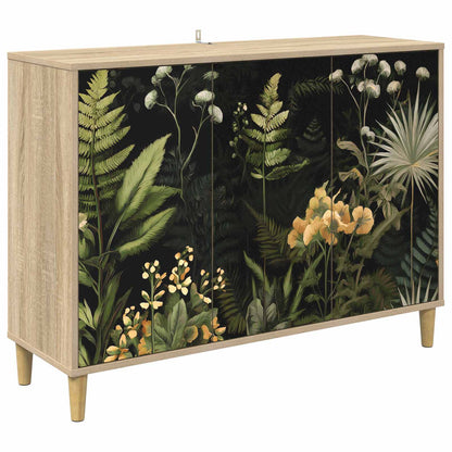 Sideboard RHENEN Sonoma 102 x 33 x 75 cm Engineered Wood