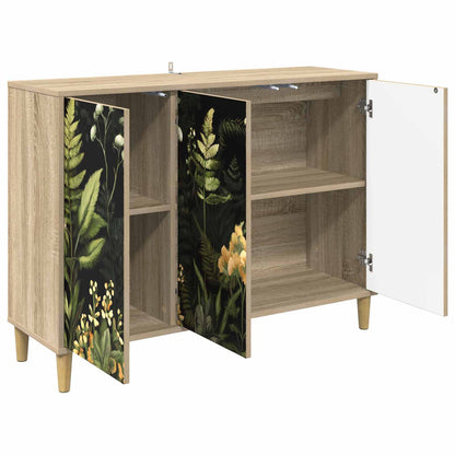 Sideboard RHENEN Sonoma 102 x 33 x 75 cm Engineered Wood