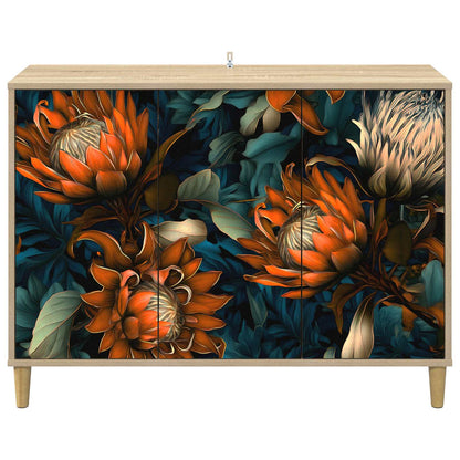 Sideboard LOCHEM Sonoma 102 x 33 x 75 cm Engineered Wood
