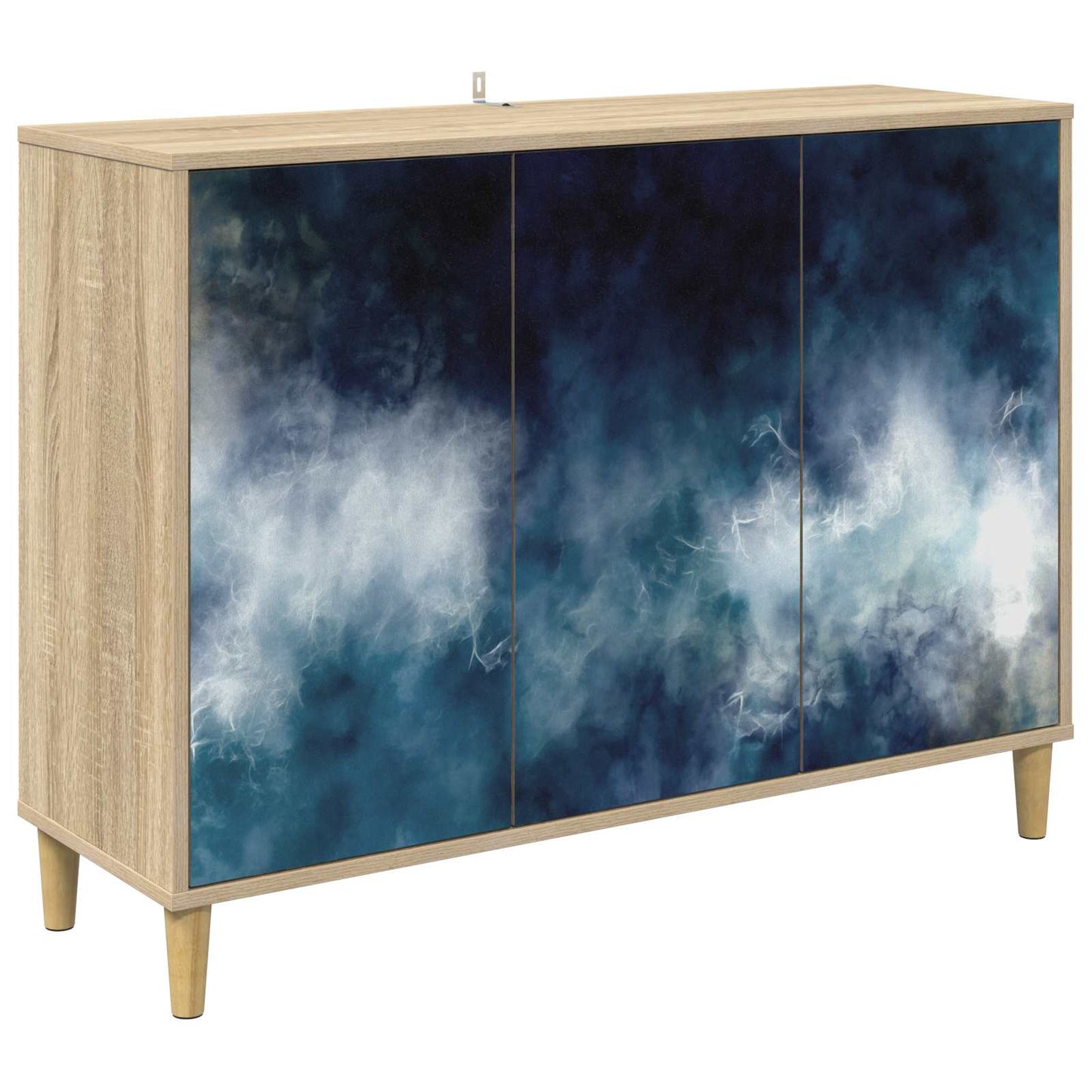 Sideboard RAALTE Sonoma 102 x 33 x 75 cm Engineered Wood