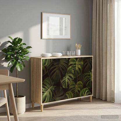 Sideboard ELBURG Sonoma 102 x 33 x 75 cm Engineered Wood