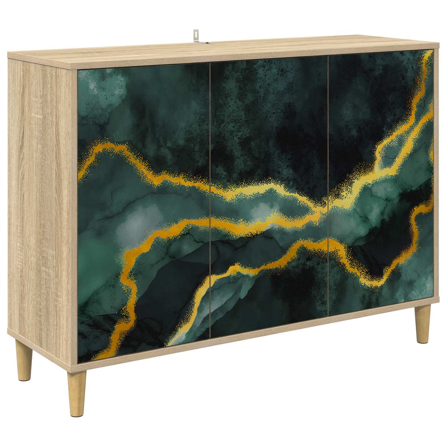 Sideboard WIJHE Sonoma 102 x 33 x 75 cm Engineered Wood