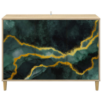Sideboard WIJHE Sonoma 102 x 33 x 75 cm Engineered Wood