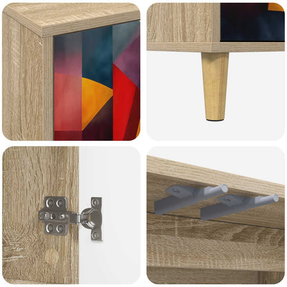 Sideboard HEESCH Sonoma 102 x 33 x 75 cm Engineered Wood