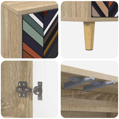 Sideboard OMMEN Sonoma 102 x 33 x 75 cm Engineered Wood