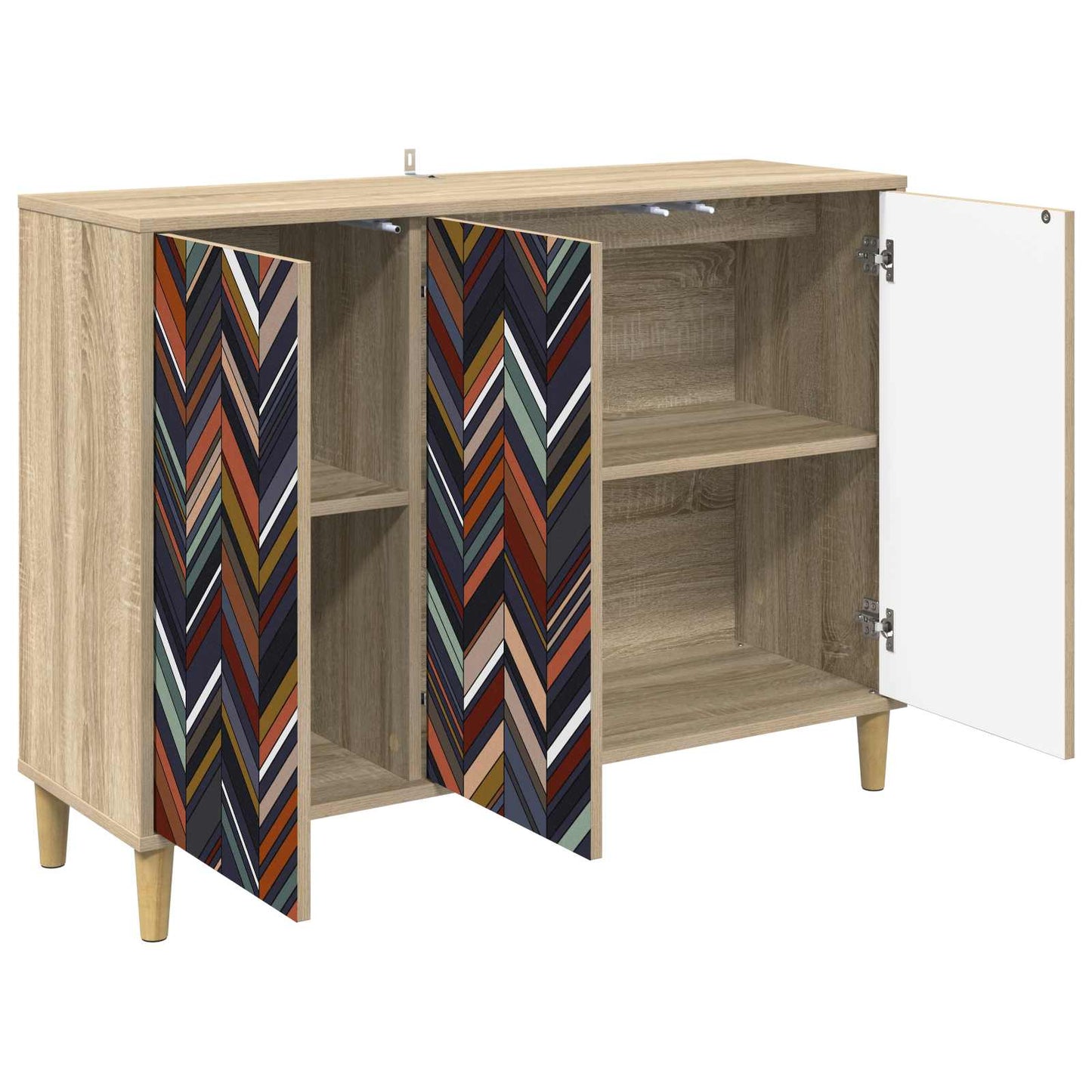 Sideboard OMMEN Sonoma 102 x 33 x 75 cm Engineered Wood