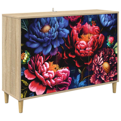 Sideboard KIEL Sonoma 102 x 33 x 75 cm Engineered Wood