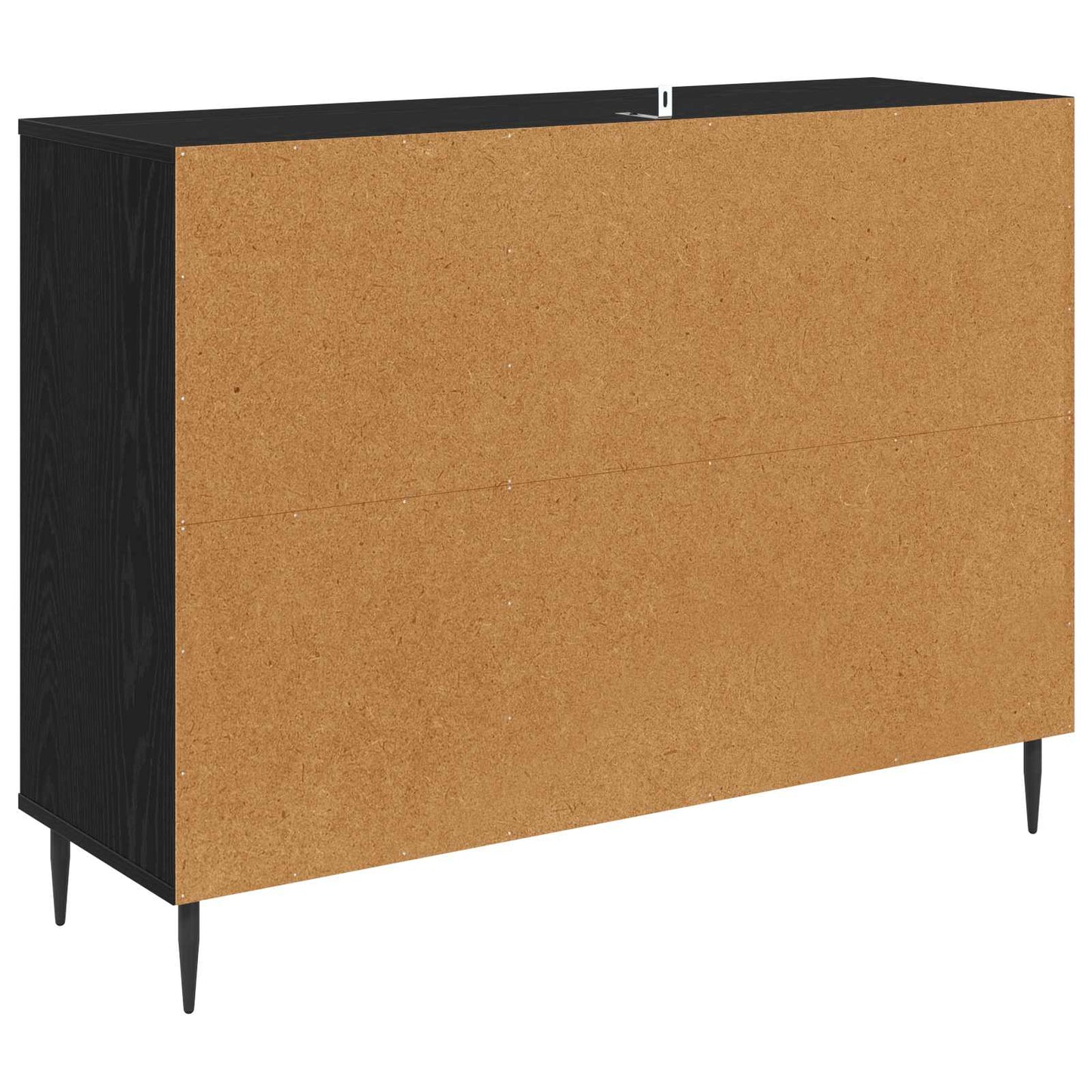 Sideboard RHENEN Black Oak 102 x 33 x 76 cm Engineered Wood
