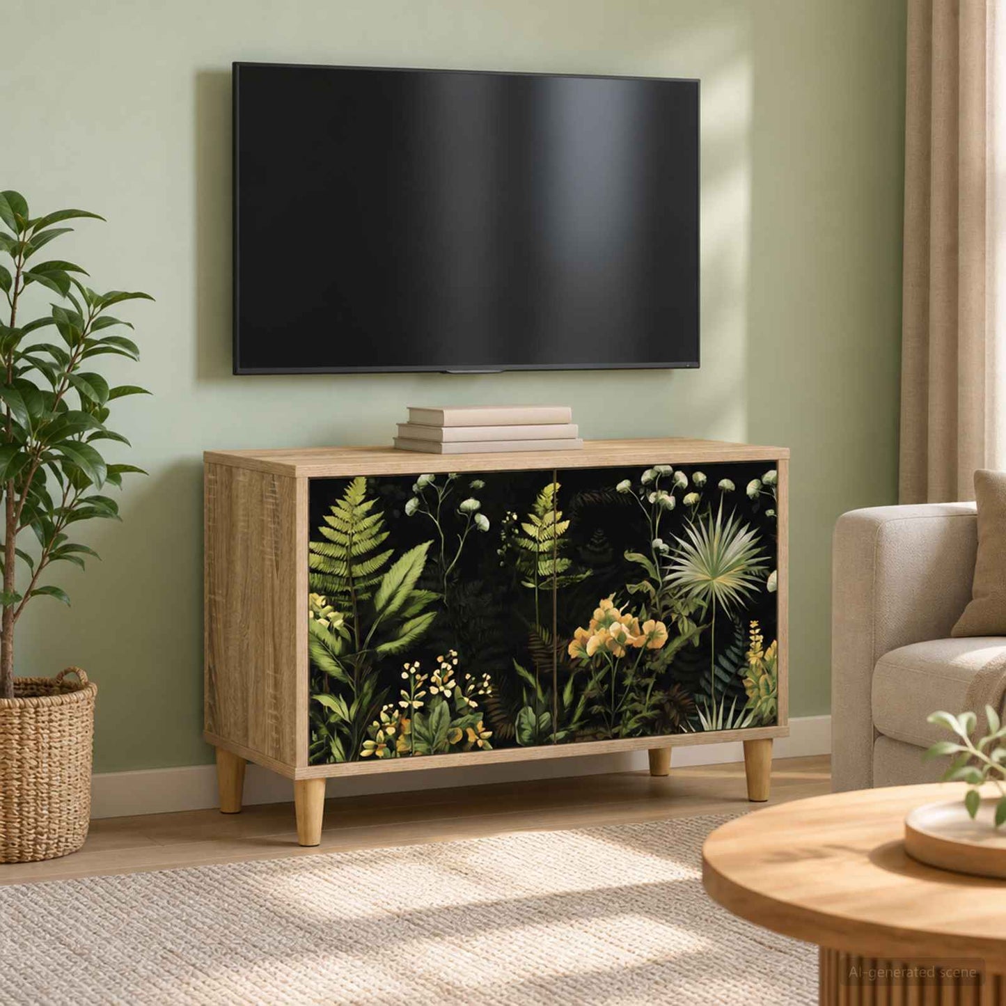 TV Cabinet RHENEN 69 x 33 x 50 cm Sonoma Engineered Wood