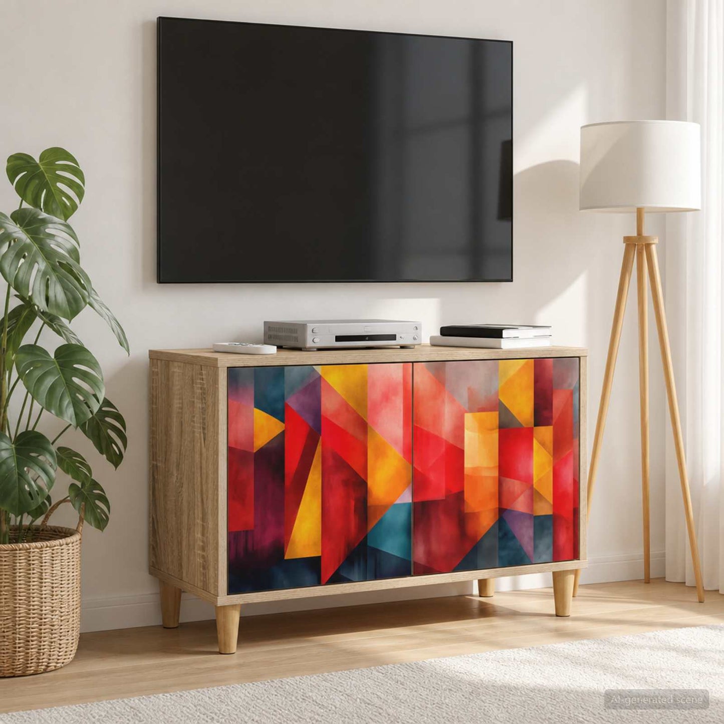TV Cabinet HEESCH 69 x 33 x 50 cm Sonoma Engineered Wood