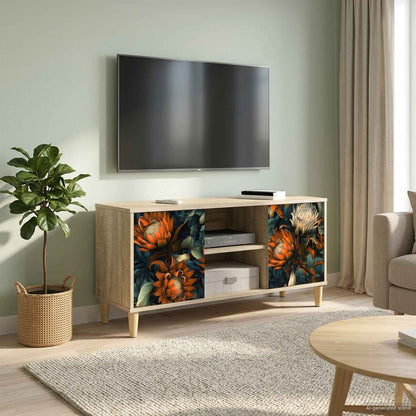 TV Cabinet LOCHEM 102 x 33 x 50 cm Sonoma Engineered Wood