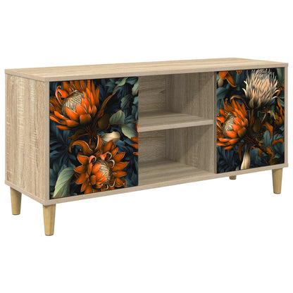TV Cabinet LOCHEM 102 x 33 x 50 cm Sonoma Engineered Wood
