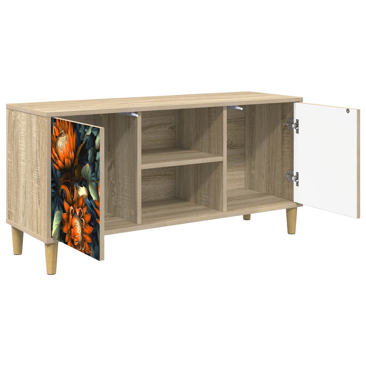 TV Cabinet LOCHEM 102 x 33 x 50 cm Sonoma Engineered Wood