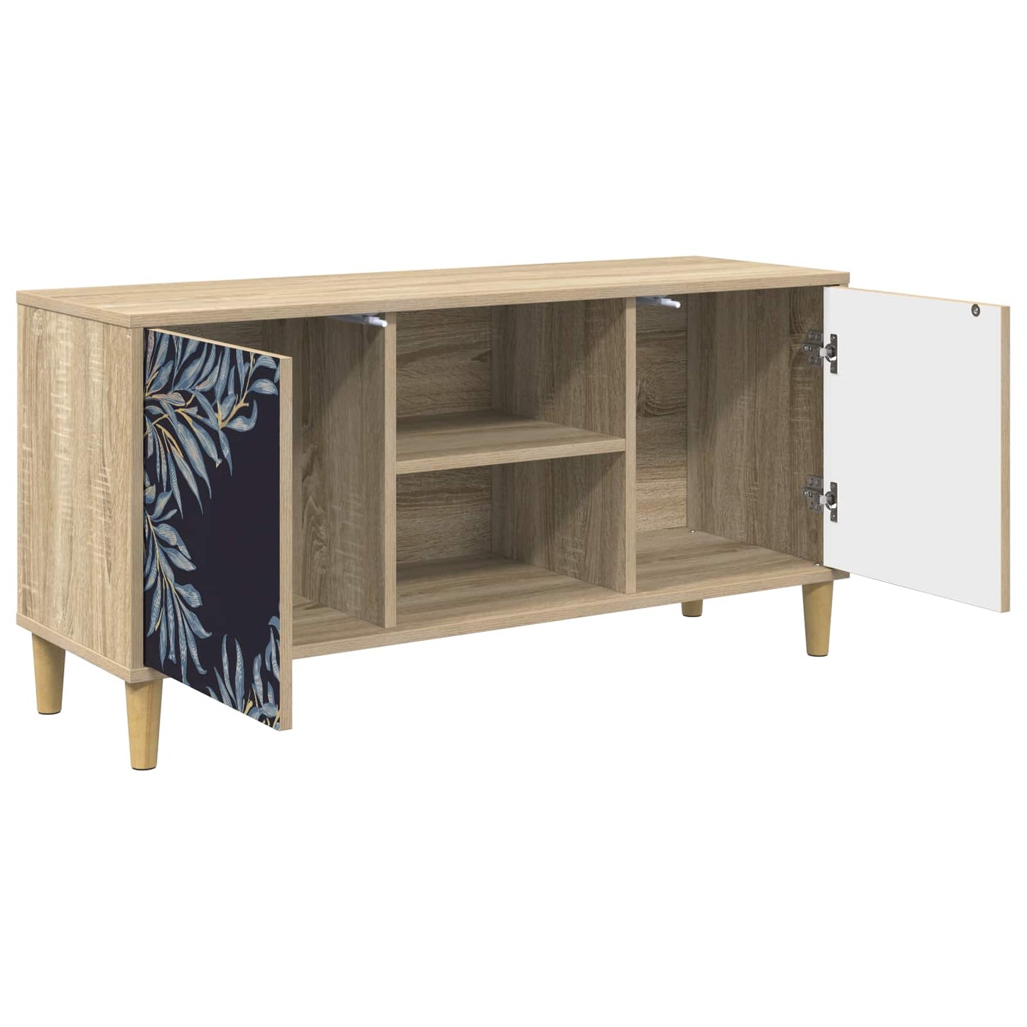 TV Cabinet DOKKUM 102 x 33 x 50 cm Sonoma Engineered Wood