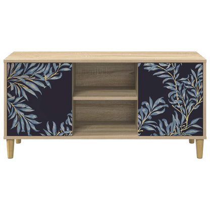 TV Cabinet DOKKUM 102 x 33 x 50 cm Sonoma Engineered Wood