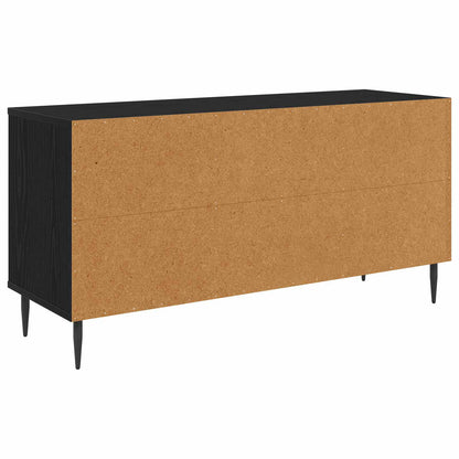 TV Cabinet LOCHEM 102 x 33 x 51 cm Black Oak Engineered Wood