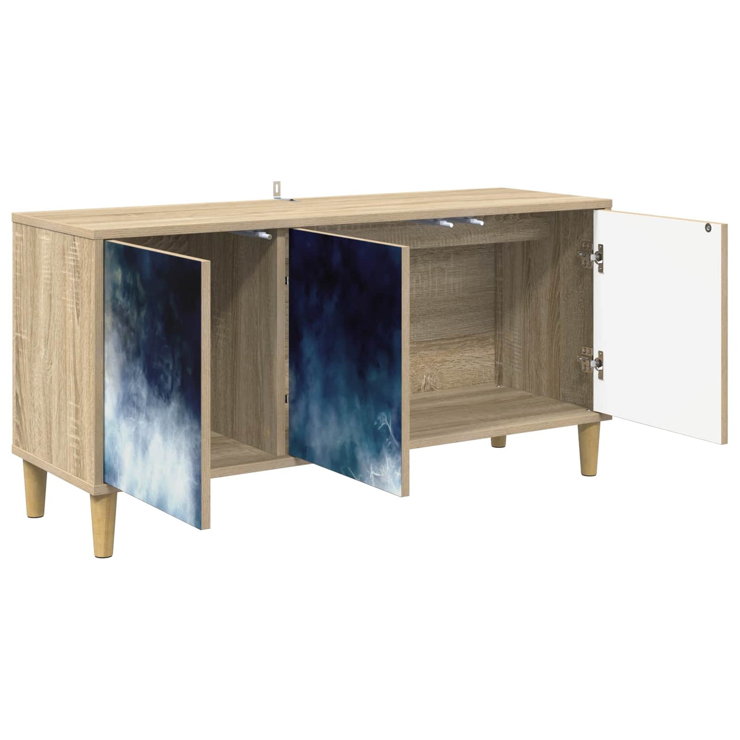 TV Cabinet RAALTE 102 x 33 x 50 cm Sonoma Engineered Wood