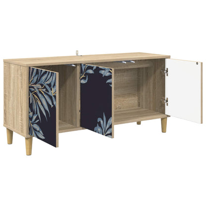 TV Cabinet DOKKUM 102 x 33 x 50 cm Sonoma Engineered Wood