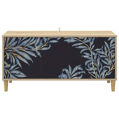 TV Cabinet DOKKUM 102 x 33 x 50 cm Sonoma Engineered Wood