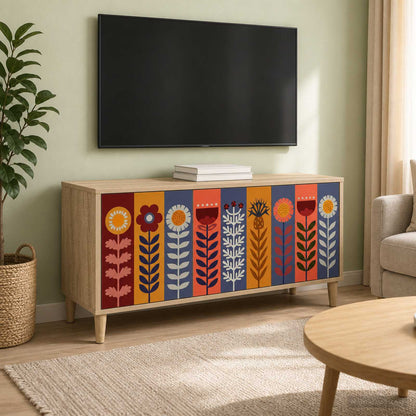 TV Cabinet ESSEN 102 x 33 x 50 cm Sonoma Engineered Wood