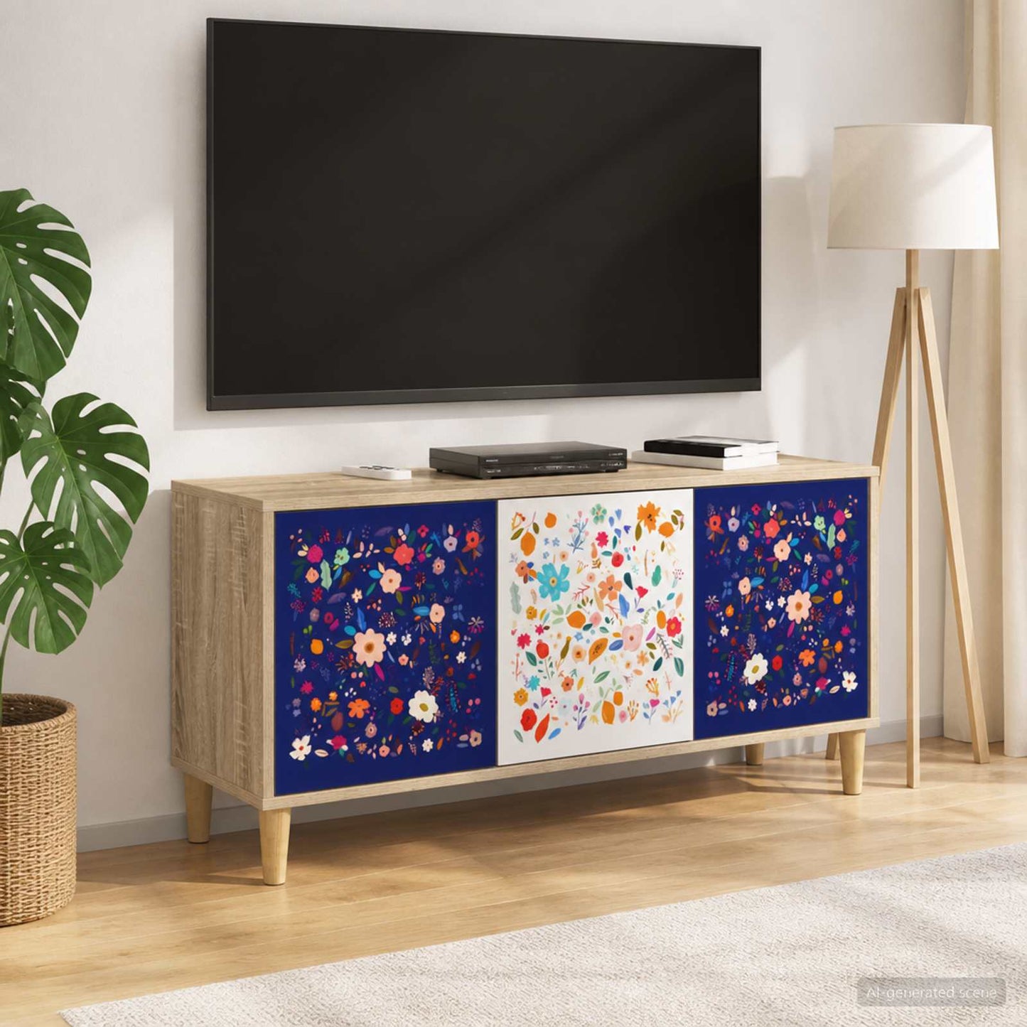 TV Cabinet MAINZ 102 x 33 x 50 cm Sonoma Engineered Wood