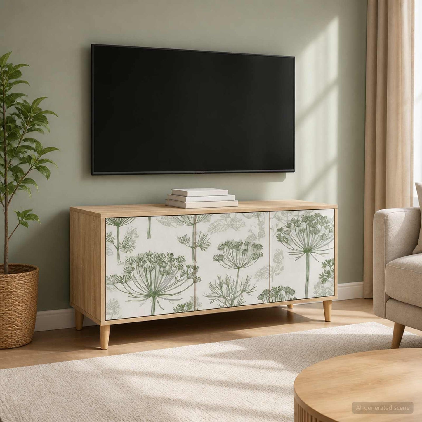 TV Cabinet GOTHA 102 x 33 x 50 cm Sonoma Engineered Wood
