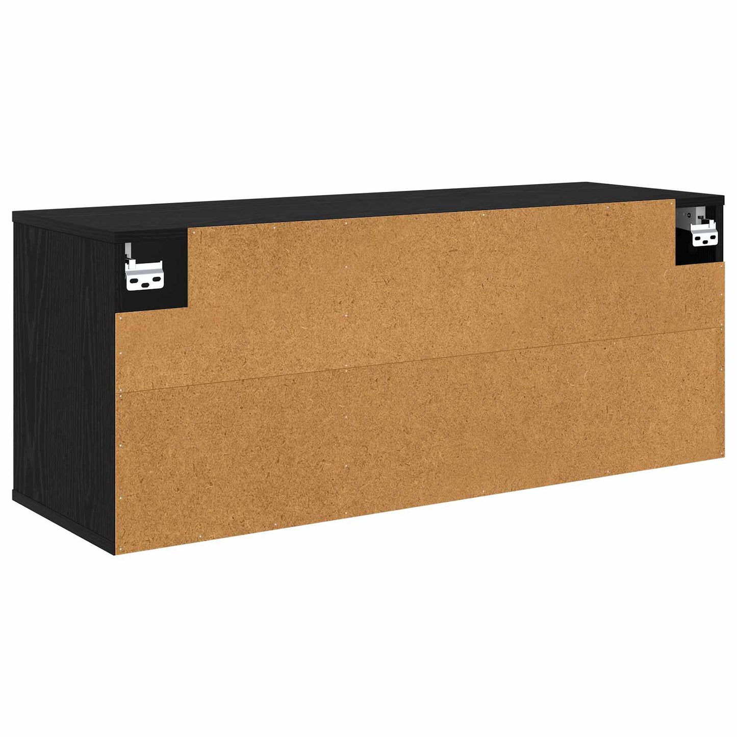 Wall-mounted TV Cabinet MAINZ 102 x 33 x 40 cm Black Oak