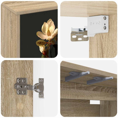 Wall-mounted TV Cabinet BREMEN 102 x 33 x 40 cm Sonoma Oak