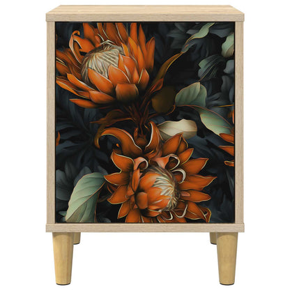 Bedside Cabinet LOCHEM 2 pcs Sonoma Oak 36 x 33 x 50 cm