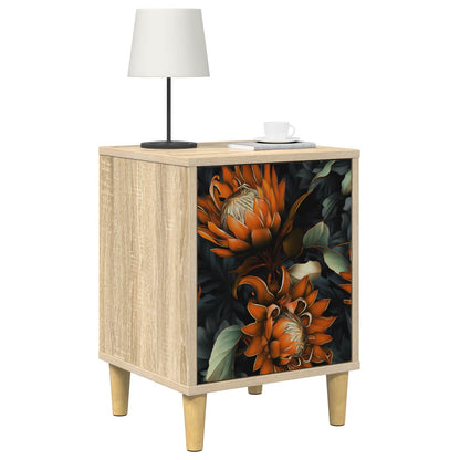 Bedside Cabinet LOCHEM 2 pcs Sonoma Oak 36 x 33 x 50 cm