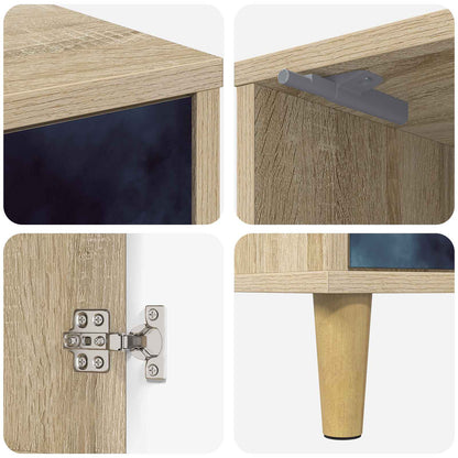 Bedside Cabinet RAALTE Sonoma Oak 36 x 33 x 50 cm