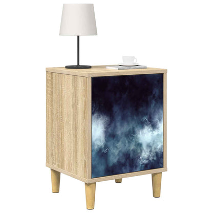 Bedside Cabinet RAALTE Sonoma Oak 36 x 33 x 50 cm