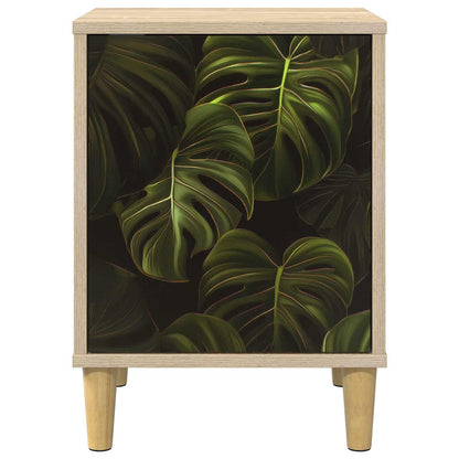Bedside Cabinet ELBURG Sonoma Oak 36 x 33 x 50 cm