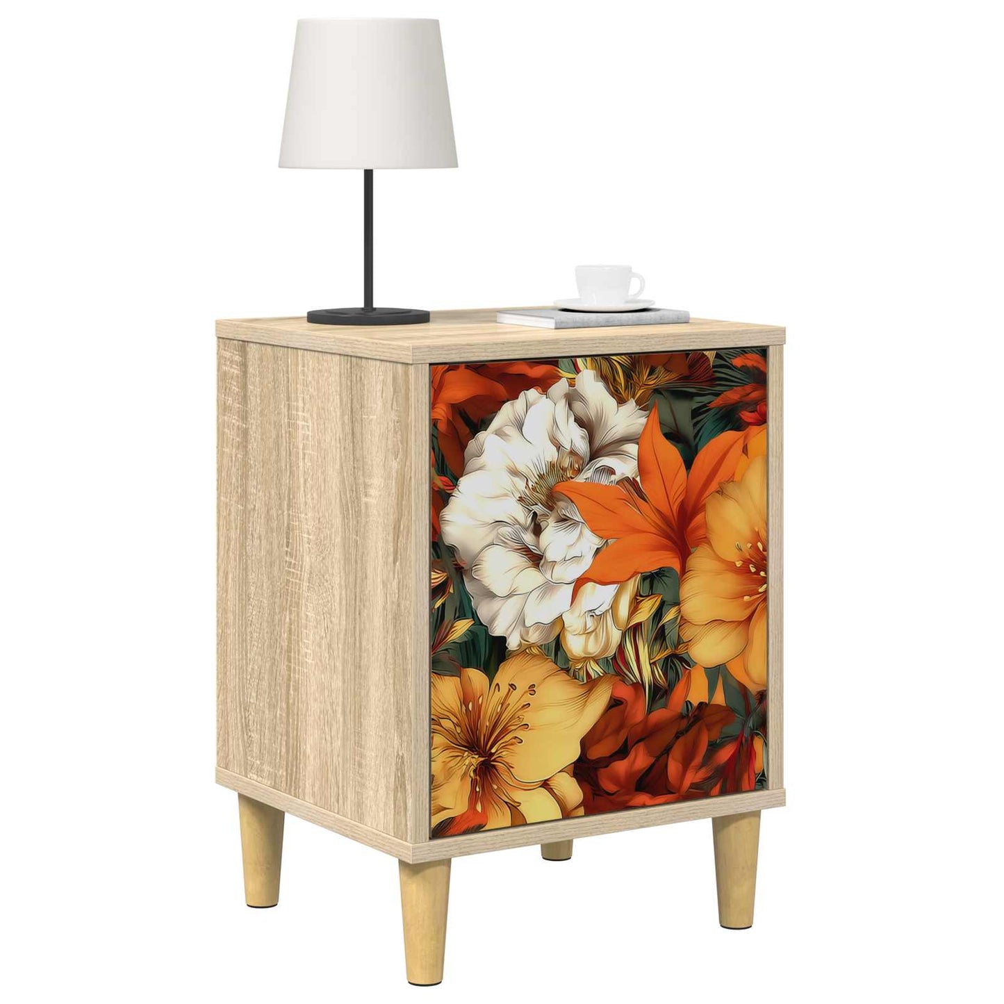 Bedside Cabinet GENNEP 2 pcs Sonoma Oak 36 x 33 x 50 cm
