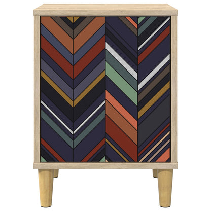 Bedside Cabinet OMMEN 2 pcs Sonoma Oak 36 x 33 x 50 cm