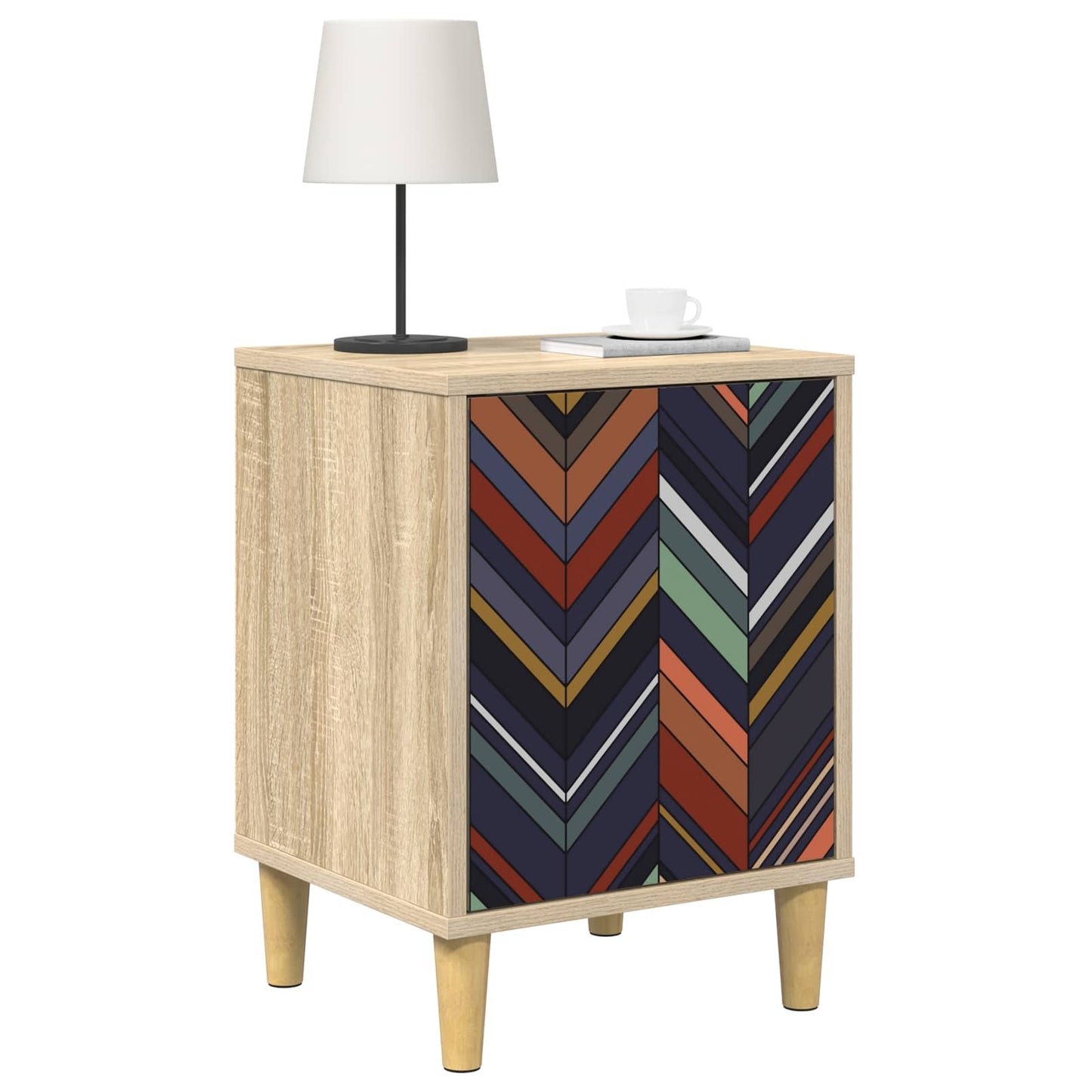 Bedside Cabinet OMMEN 2 pcs Sonoma Oak 36 x 33 x 50 cm