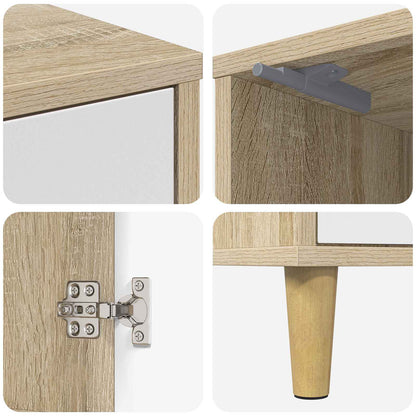 Bedside Cabinet HANAU 2 pcs Sonoma Oak 36 x 33 x 50 cm