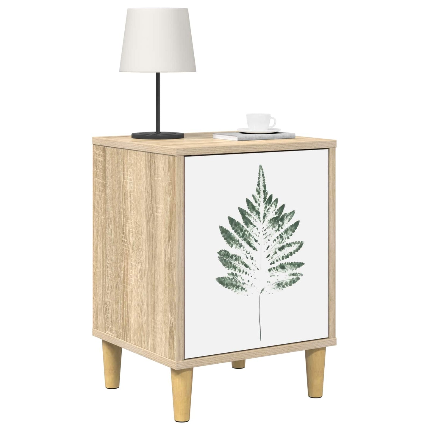 Bedside Cabinet HANAU 2 pcs Sonoma Oak 36 x 33 x 50 cm