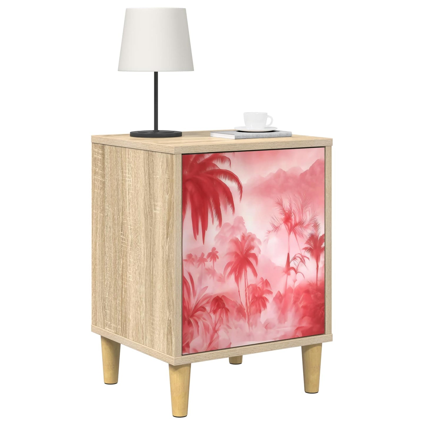 Bedside Cabinet AACHEN 2 pcs Sonoma Oak 36 x 33 x 50 cm