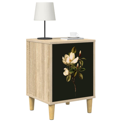 Bedside Cabinet BREMEN 2 pcs Sonoma Oak 36 x 33 x 50 cm