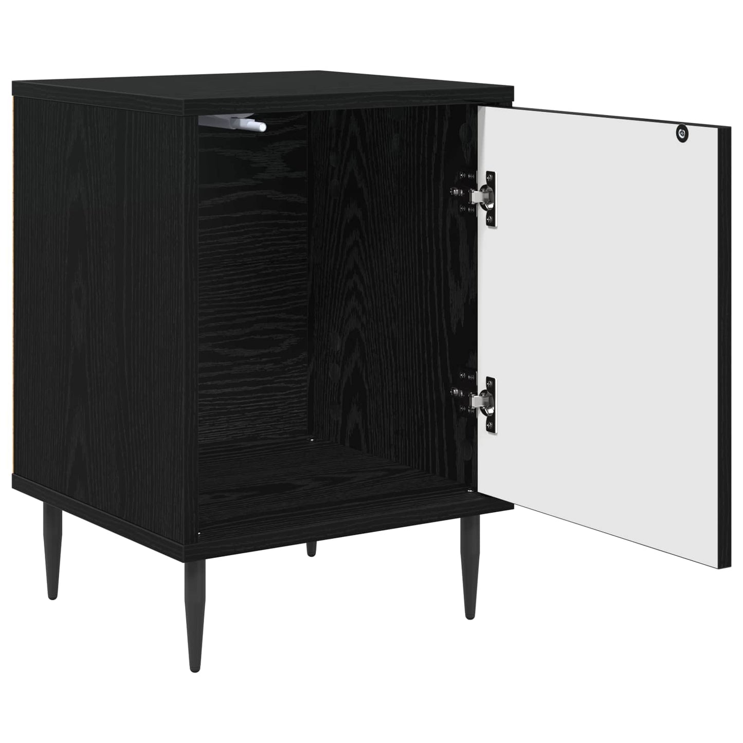 Bedside Cabinet BONN 2 pcs Black Oak 36 x 33 x 51 cm