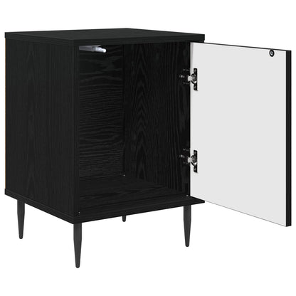 Bedside Cabinet ESSEN 2 pcs Black Oak 36 x 33 x 51 cm