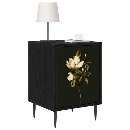 Bedside Cabinet BREMEN 2 pcs Black Oak 36 x 33 x 51 cm