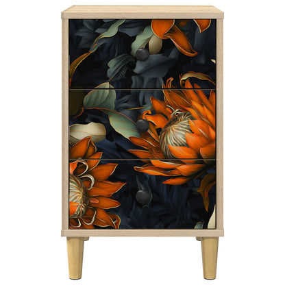 Bedside Cabinet LOCHEM Sonoma Oak 36 x 33 x 60 cm