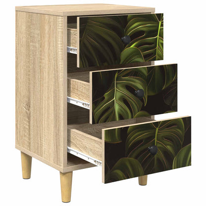 Bedside Cabinet ELBURG 2 pcs Sonoma Oak 36 x 33 x 60 cm